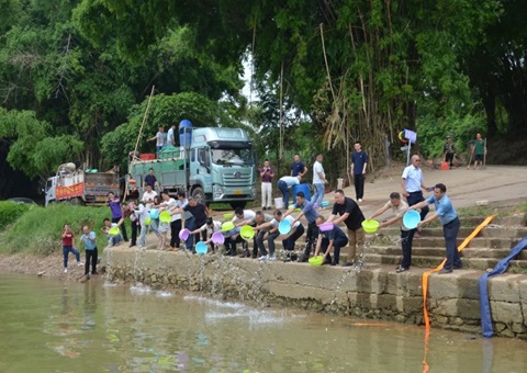 落实重大工程生态赔偿！79万尾鱼苗“安家”龙州左江湿地